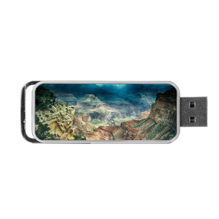 Canyon Mountain Landscape Nature Portable USB Flash (One Side)