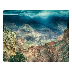 Canyon Mountain Landscape Nature Double Sided Flano Blanket (large)  by Celenk