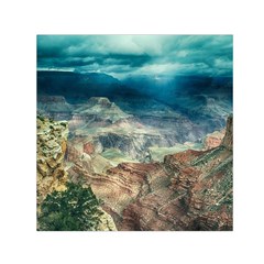 Canyon Mountain Landscape Nature Small Satin Scarf (square) by Celenk