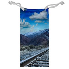 Nature Landscape Mountains Slope Jewelry Bag by Celenk