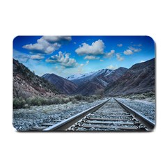 Nature Landscape Mountains Slope Small Doormat  by Celenk