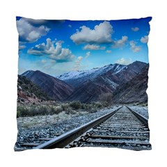 Nature Landscape Mountains Slope Standard Cushion Case (two Sides) by Celenk