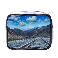 Nature Landscape Mountains Slope Mini Toiletries Bags by Celenk