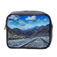 Nature Landscape Mountains Slope Mini Toiletries Bag 2-side by Celenk