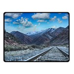 Nature Landscape Mountains Slope Fleece Blanket (Small) 50 x40  Blanket Front