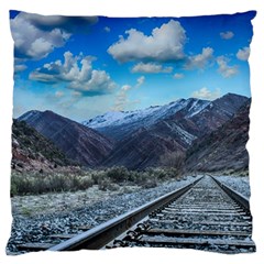 Nature Landscape Mountains Slope Standard Flano Cushion Case (one Side) by Celenk