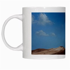 Sand Dune Desert Landscape Dry White Mugs by Celenk