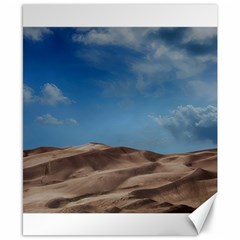 Sand Dune Desert Landscape Dry Canvas 8  X 10  by Celenk