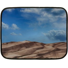 Sand Dune Desert Landscape Dry Fleece Blanket (mini) by Celenk