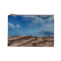 Sand Dune Desert Landscape Dry Cosmetic Bag (large)  by Celenk