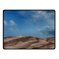 Sand Dune Desert Landscape Dry Fleece Blanket (small) by Celenk