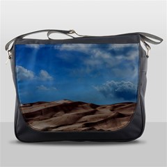 Sand Dune Desert Landscape Dry Messenger Bags by Celenk