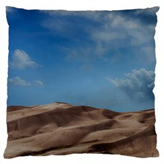 Sand Dune Desert Landscape Dry Large Cushion Case (two Sides) by Celenk