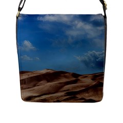 Sand Dune Desert Landscape Dry Flap Messenger Bag (l)  by Celenk