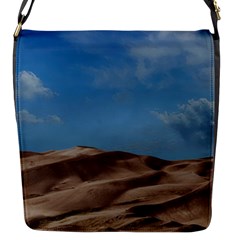 Sand Dune Desert Landscape Dry Flap Messenger Bag (s) by Celenk