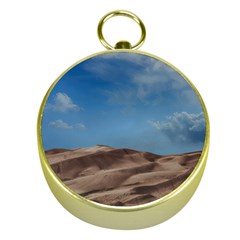 Sand Dune Desert Landscape Dry Gold Compasses by Celenk