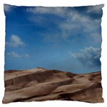 Sand Dune Desert Landscape Dry Large Flano Cushion Case (Two Sides) Back