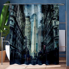 Storm Damage Disaster Weather Shower Curtain 60  X 72  (medium) 