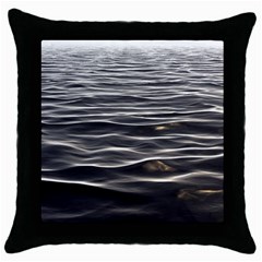 Texture Background Water Throw Pillow Case (black) by Celenk