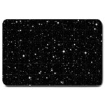 Black Background Texture Stars Large Doormat  30 x20  Door Mat