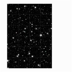 Black Background Texture Stars Small Garden Flag (two Sides) by Celenk