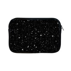 Black Background Texture Stars Apple Ipad Mini Zipper Cases by Celenk