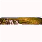 Nature Mountains Cliff Waterfall Small Bar Mats 24 x4  Bar Mat