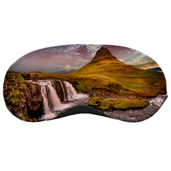 Nature Mountains Cliff Waterfall Sleeping Masks