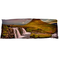 Nature Mountains Cliff Waterfall Body Pillow Case Dakimakura (Two Sides)