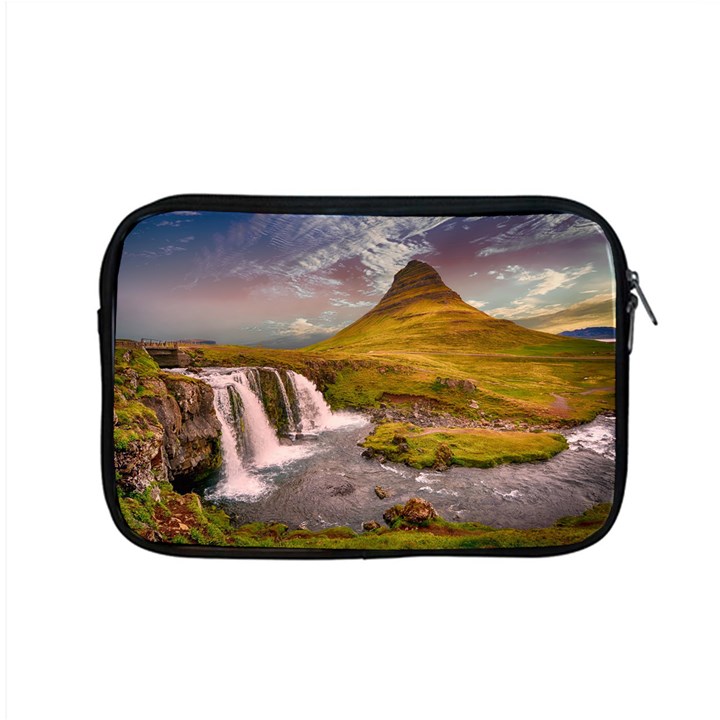 Nature Mountains Cliff Waterfall Apple MacBook Pro 15  Zipper Case