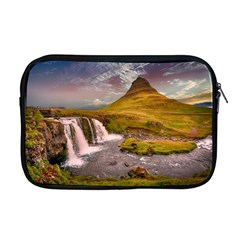 Nature Mountains Cliff Waterfall Apple MacBook Pro 17  Zipper Case