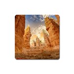 Canyon Desert Landscape Scenic Square Magnet Front