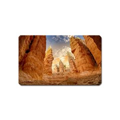 Canyon Desert Landscape Scenic Magnet (name Card) by Celenk