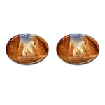 Canyon Desert Landscape Scenic Cufflinks (Oval) Front(Pair)