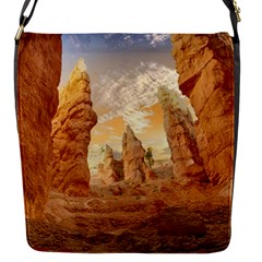 Canyon Desert Landscape Scenic Flap Messenger Bag (s) by Celenk