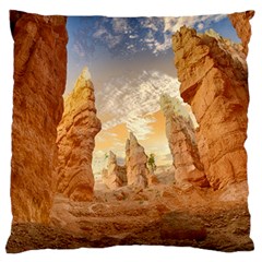 Canyon Desert Landscape Scenic Standard Flano Cushion Case (two Sides) by Celenk