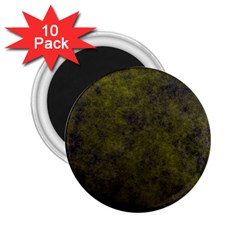 Green Background Texture Grunge 2 25  Magnets (10 Pack)  by Celenk