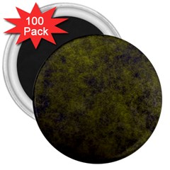 Green Background Texture Grunge 3  Magnets (100 Pack) by Celenk