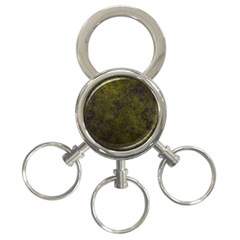 Green Background Texture Grunge 3-ring Key Chains