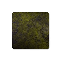 Green Background Texture Grunge Square Magnet by Celenk