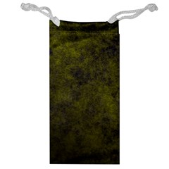 Green Background Texture Grunge Jewelry Bag by Celenk