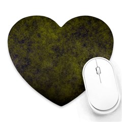 Green Background Texture Grunge Heart Mousepads by Celenk