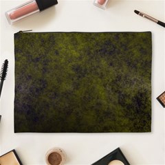 Green Background Texture Grunge Cosmetic Bag (xl) by Celenk