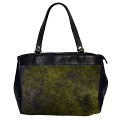 Green Background Texture Grunge Office Handbags (2 Sides)  by Celenk