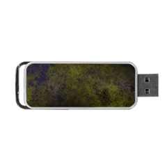 Green Background Texture Grunge Portable Usb Flash (one Side) by Celenk