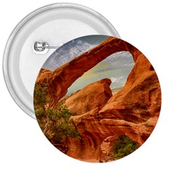 Canyon Desert Rock Scenic Nature 3  Buttons by Celenk