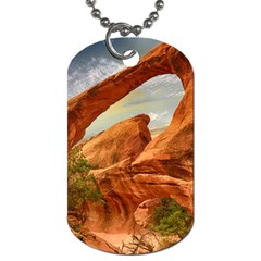 Canyon Desert Rock Scenic Nature Dog Tag (two Sides) by Celenk