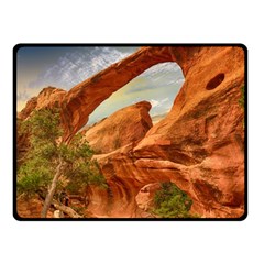 Canyon Desert Rock Scenic Nature Fleece Blanket (small) by Celenk