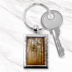 Forest Trees Wood Branc Key Chains (rectangle)  by Celenk