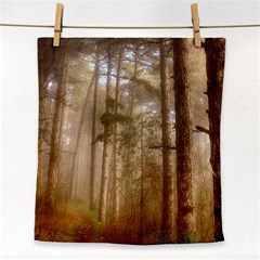 Forest Trees Wood Branc Face Towel by Celenk